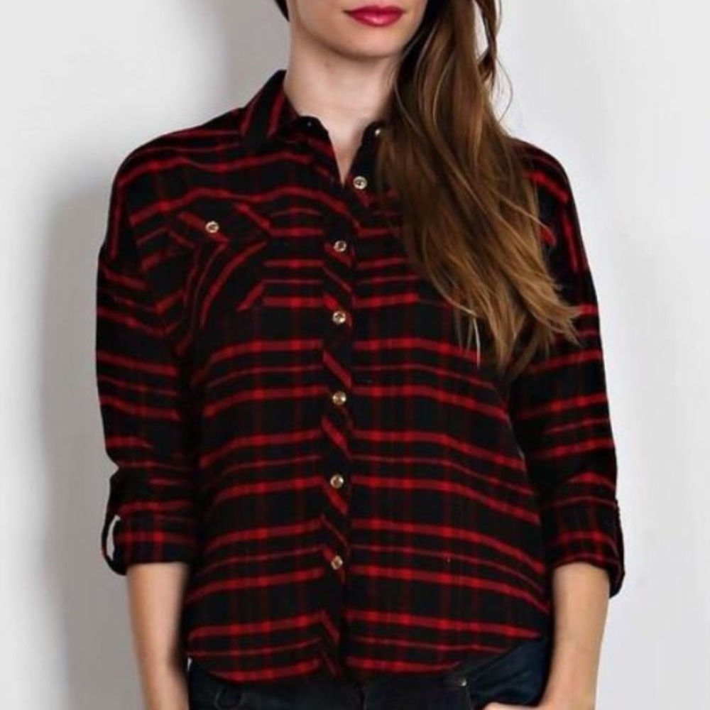 Plaid Flannel Shirt